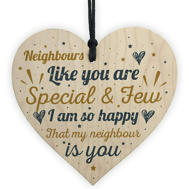 New Home Wooden Hanging Heart Sign Plaque Gift